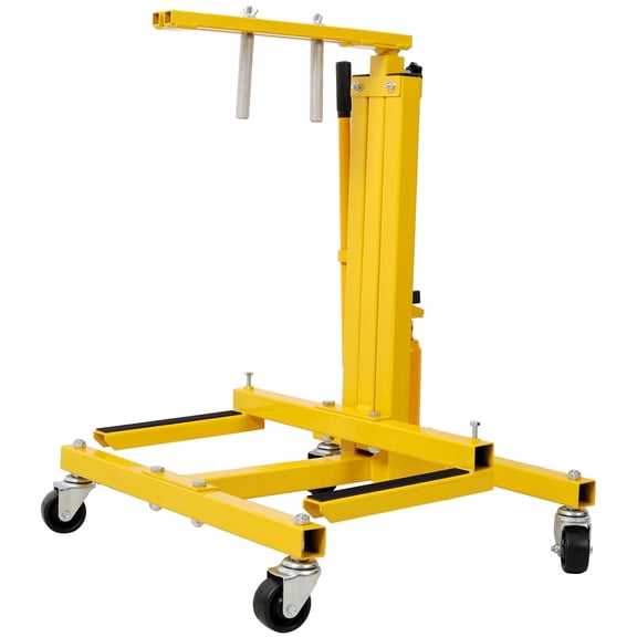 Hydraulic Door Remover and Installer Jack Hoist Lift Jack Stand Dolly,Yellow,