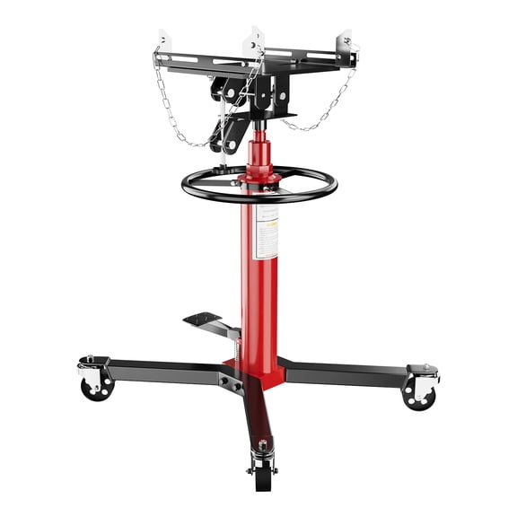 Hydraulic Drivetrain Jack 1320 lbs Load Capacity - Telescoping 2-Stage High Lift 34"-68" - Foot Pedal & 360° Swivel Wheels - Heavy Duty Floor Jack for Garage & Workshop - Load capacity 1320 lbs
