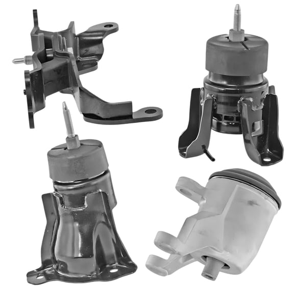 Hydraulic Engine Mounts & Automatic Transmission Mount 4PCS Set. Part Numbers: 10300 10301 10298 10295
