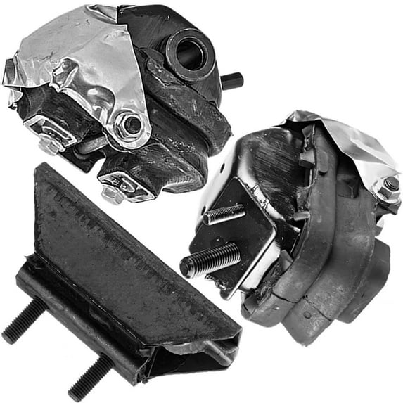 Hydraulic Front Engine Mounts & Rear Automatic Transmission Mount 3PCS Set. Parts: 3150 3151 2884
