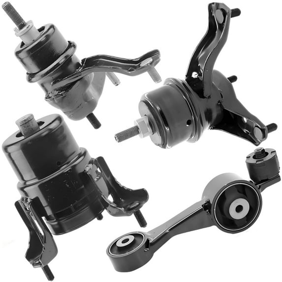Hydraulic Front, Right Engine Mounts & Left Transmission Mount W/ Right Upper Engine Torque Strut Mount 4PCS Set. Parts A42072 A42039 A4295 A4288. Automatic