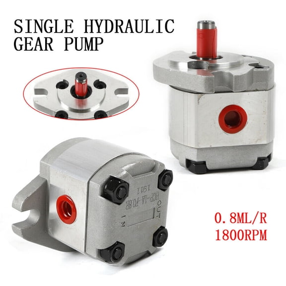 Hydraulic Gear Pump Flat Keyed Shaft SAE Flange Mounting Mini High Pressure New