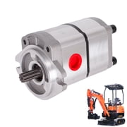 Hydraulic Gear Pump PGP51063G3LP   Double Acting   Compatible with AGT-H15R Mini Excavator   Replaces PGP51063G3LP