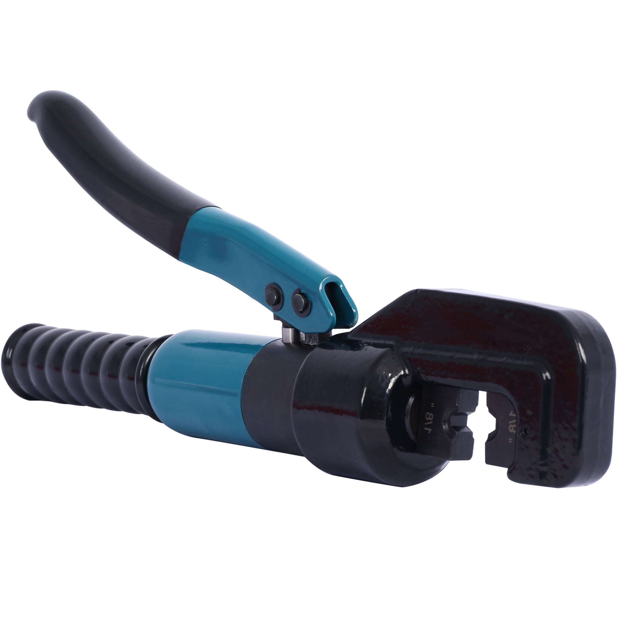Hydraulic Hand Crimper Tool Battery Cable Lug Crimping Swaging 10T Crimping Force Handheld Wire Swager Battery Lug Crimper Kit