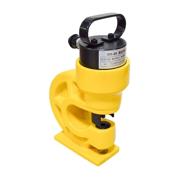 Hydraulic Hole Punching Tool, 31T Hole Digger Force Puncher, Smooth For Iron Plate Copper Bar Aluminum Stainless Steel ,Heavy Duty Build