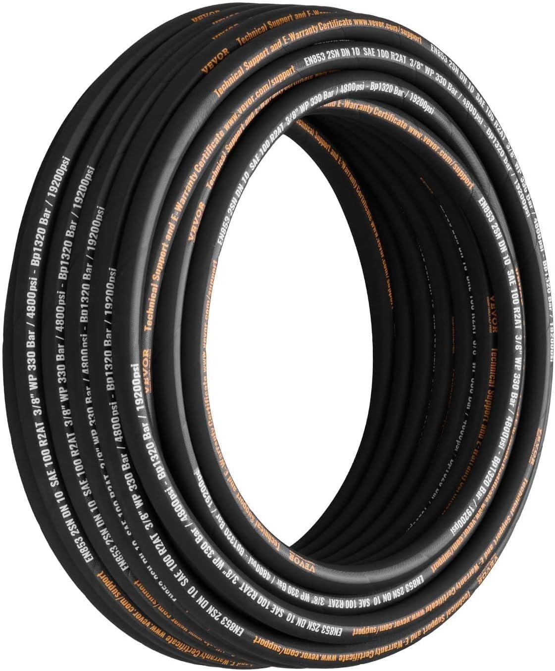 WEN 50-Foot by 3/8-Inch 300 PSI Hybrid Polymer Pneumatic Air Hose