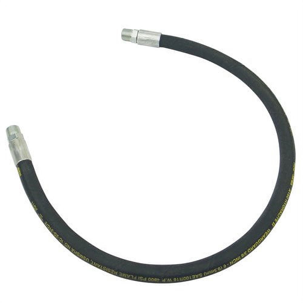 Hydraulic Hose Assembly – 2 Wire, 3/8" X 96", Female JIC Ends – 100R2AT-6 – Made In USA (Free Shipping)