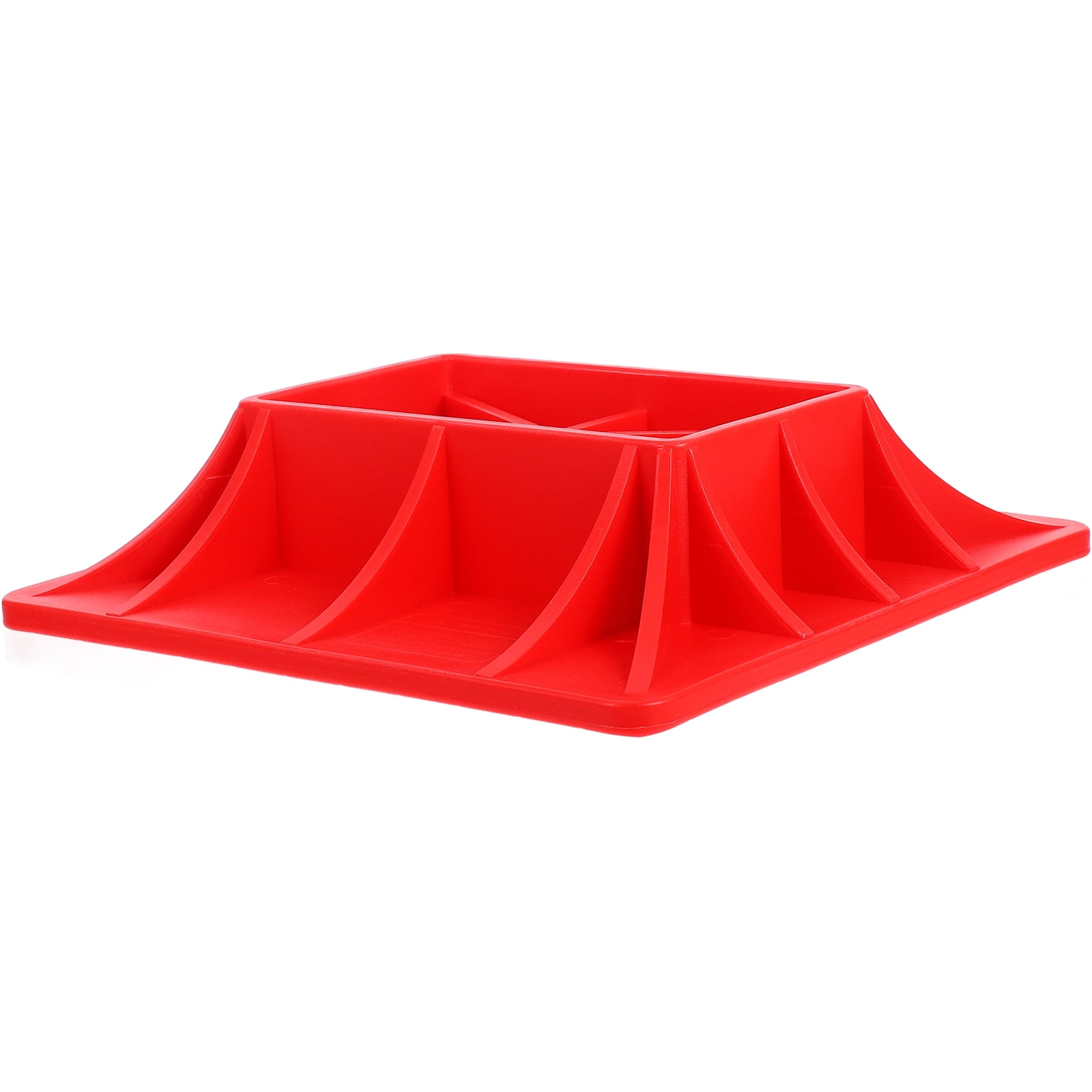 Hydraulic Jack Base Plate Thickened Silicone Pad for Lift Red