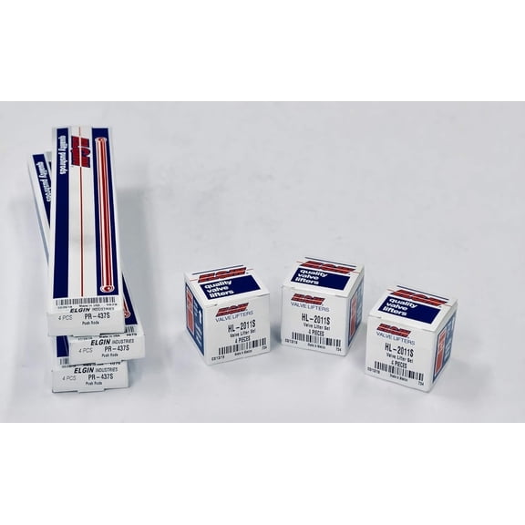 Hydraulic Lifters & Push Rods set of 12 compatible with Jeep CJ7 Wrangler 4.0L 242ci 1987-2006