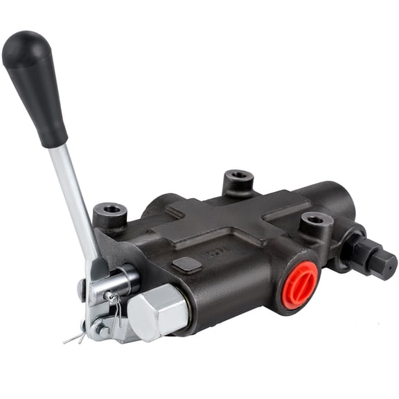 Hydraulic Loader Control Valve, 1 Spool Tractor Hydraulic Valve, 21 GPM Directional Valve, 3625 PSI Hydraulic Control Valve for Tractors and Tanks