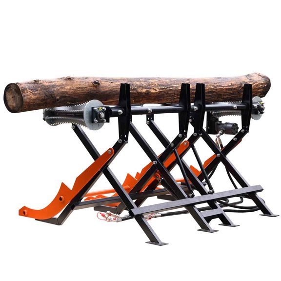 TMG Industrial 1000 lb Hydraulic Log Lift for TMG-GLS16/20 Firewood Processor, Chain Drive Infeed, TMG-LLS16