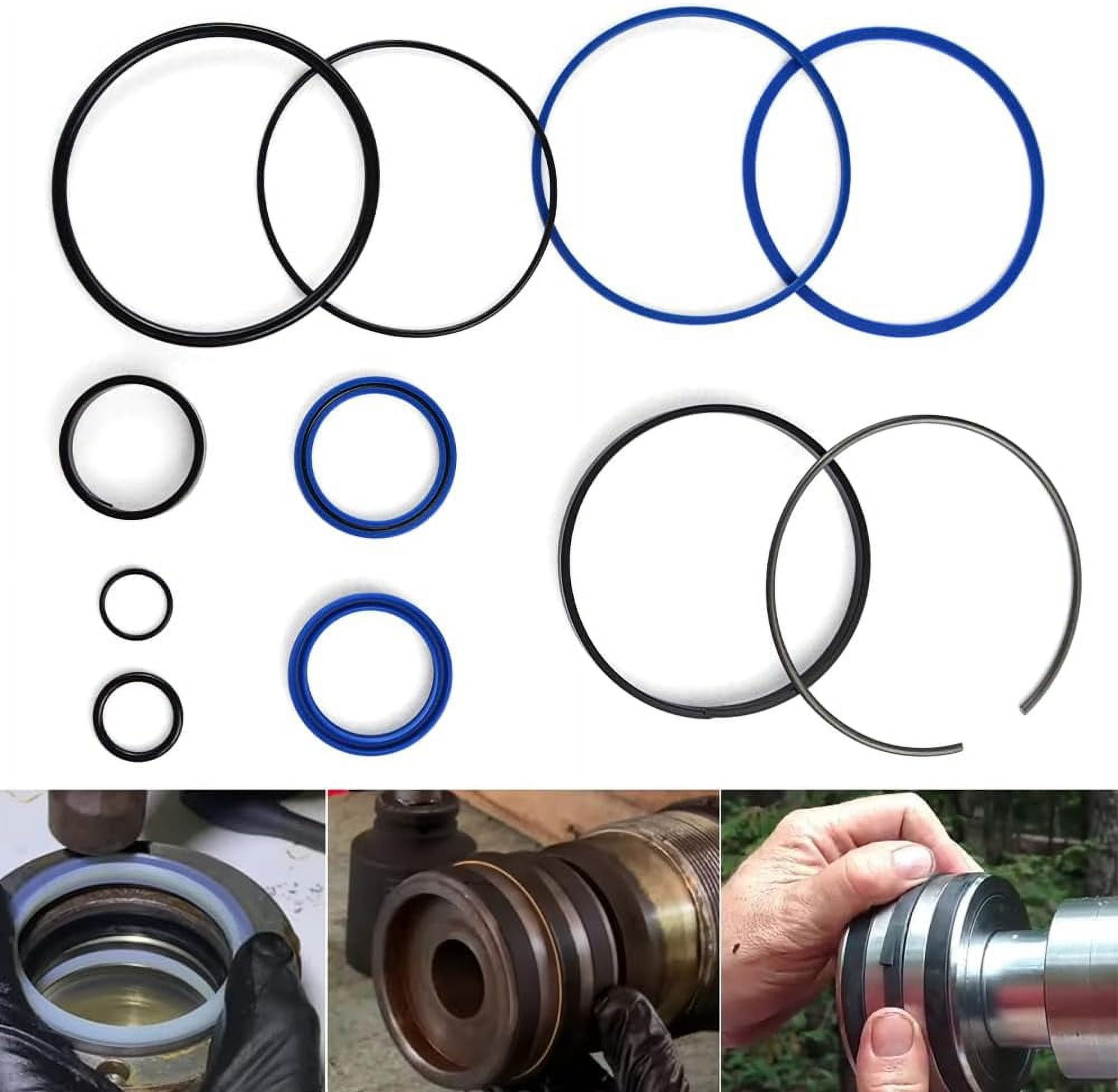 Hydraulic Log Splitter Cylinder Rebuild Seal Kit 4.5" Bore x 1.75" Rod