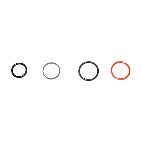 Hydraulic O-Ring Seal Kit, 6632279, 4-Piece Set, Black/Gray/Orangefor Skid Steer loaders 763/864/S450/T200/S770/S185/S205/T140/1600