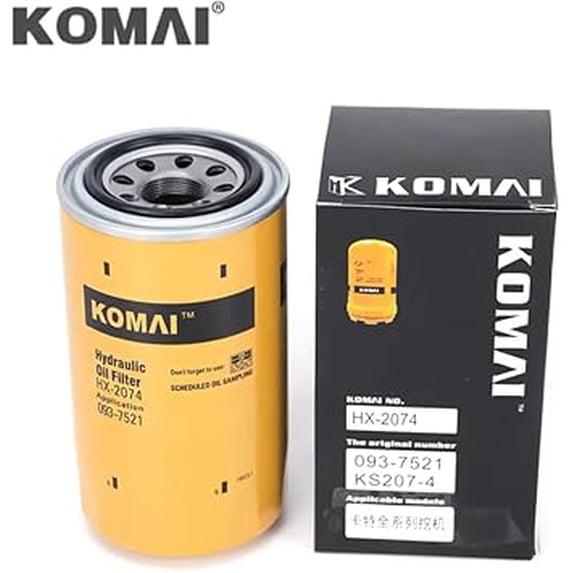 Hydraulic Oil Filter Compatible with Engine Lube Oil Filter 093-7521 HF35018 093-7520 SH 66054