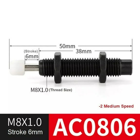 Hydraulic Oil Pressure Buffer Damper Cylinder Spring Adjustable AC0806/2020/1008 AC0806