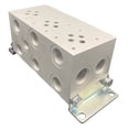 thumbnail image 1 of Hydraulic Parallel Valve Manifold Aluminum D03 NG6 Cetop 3 pattern (3 stations, Without Pressure Relief valve), 1 of 4