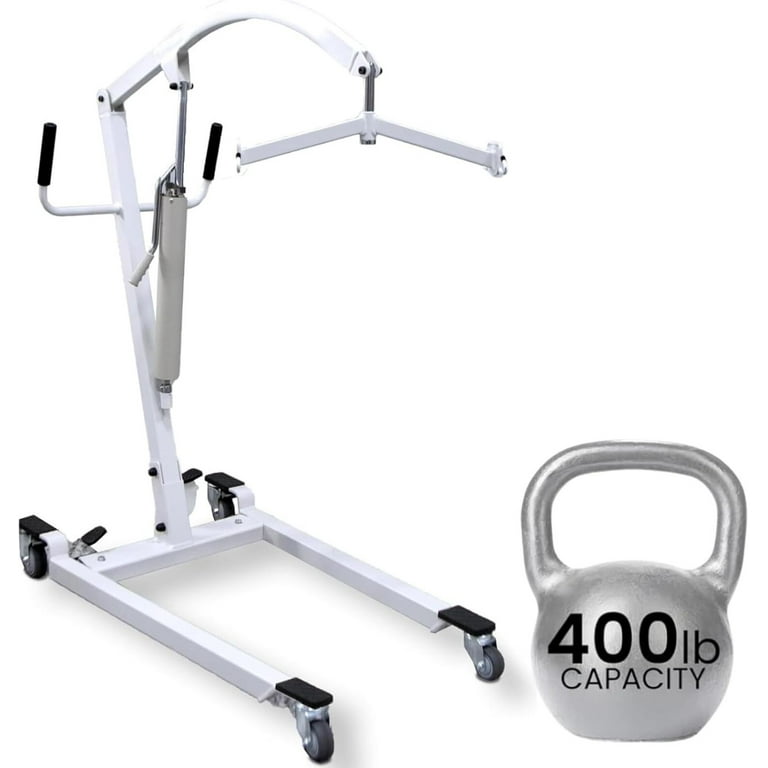 Vive Hydraulic Patient Lift, 400 lb Capacity – Manual Medical