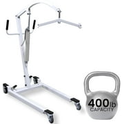 Vive Hydraulic Patient Lift, 400 lb Capacity   Manual Medical Transfer Aid for Home & Clinical Use
