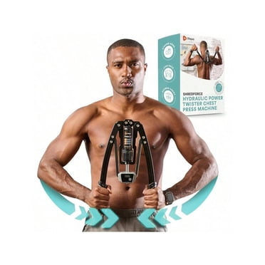 Mymus Coreflex Twister Pro, Hydraulic Power Chest Press Machine, Adjustable Hydraulic Arm Exerciser Twister Bar Upper Body Abs Fitness Home Gym Equipme