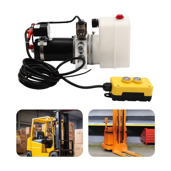 Hydraulic Power Unit 12V, Single Acting Dump Hydraulic Pump for Dump Trailer