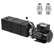 Hydraulic Power Unit 220V 14 Quart Hydraulic Pump Power Unit, Single Acting, Hydraulic Pumps with 10L Steel Tank, Car Lift Hydraulic Power Unit for Auto Repair