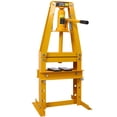 thumbnail image 1 of Hydraulic Power Units, 6-Ton Benchtop Hydraulic A-Frame Shop Press with Press Plates, Hydraulic 6 Ton Garage Floor Adjustable Shop Press with Plates, Hydraulic Press, Hydraulic Shop Press,Yellow,, 1 of 10
