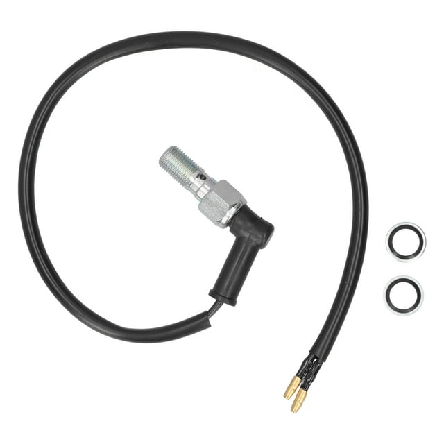 Hydraulic Pressure Brake Light Switch M10x1.0 Bolts Pitch for Single Line Hydraulic Brake System