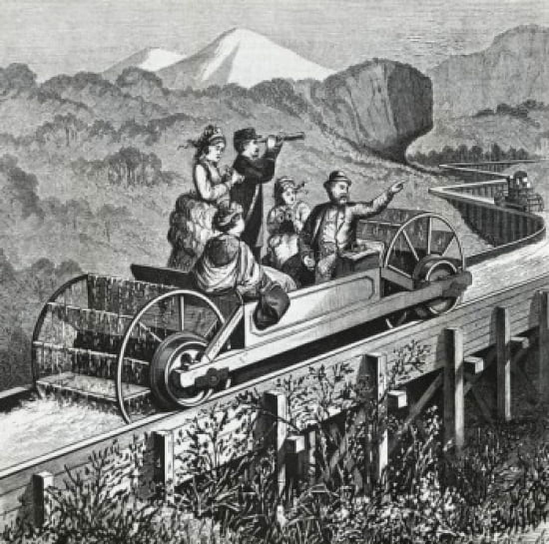 Hydraulic Railway 1876 Artist Unknown Canvas Art - (18 x 24)