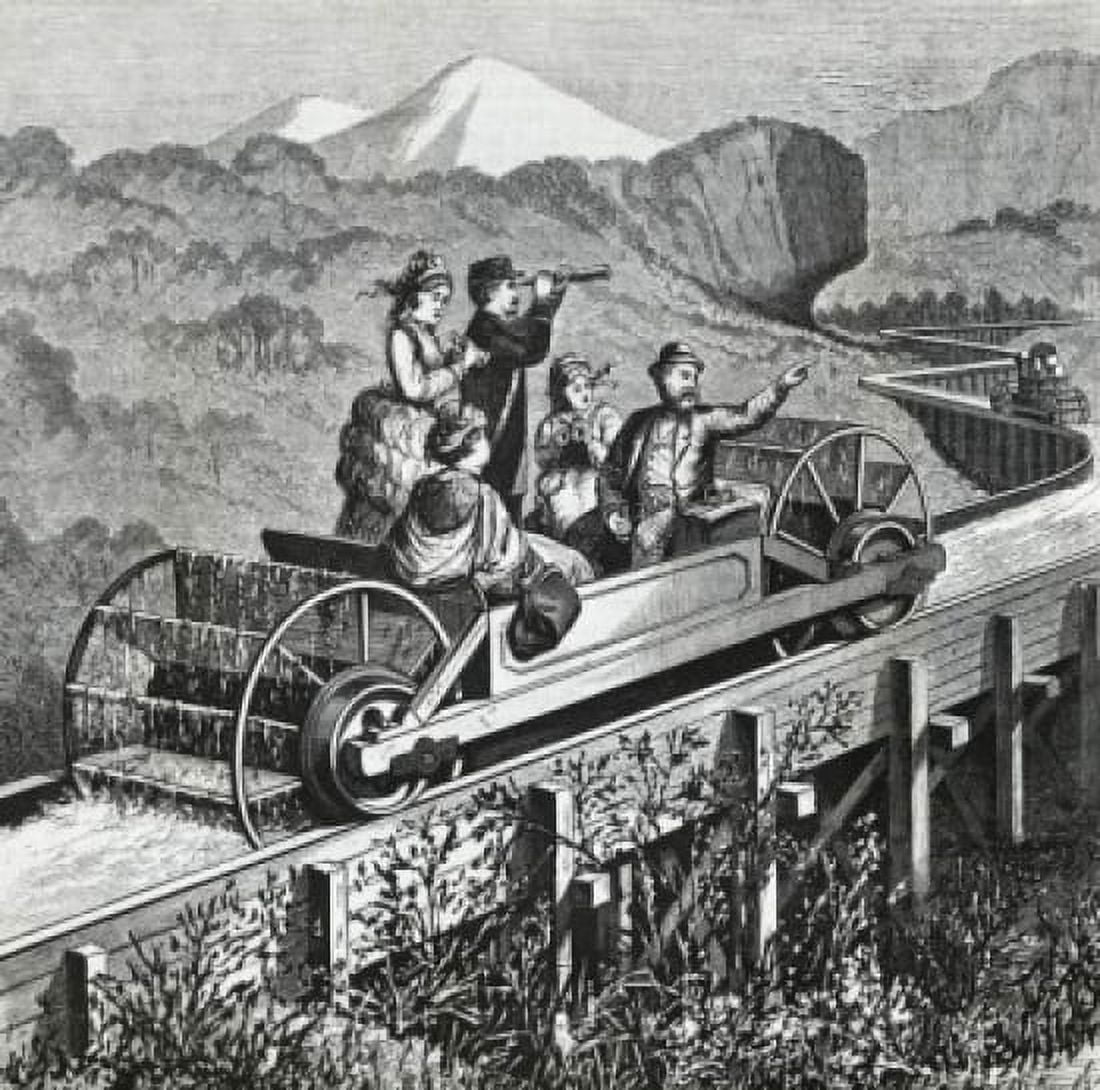 Hydraulic Railway 1876 Artist Unknown Canvas Art - (24 x 36)