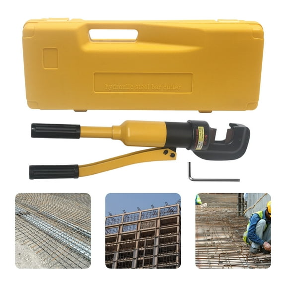 Hydraulic Rebar Cutter Double-layer Sealing Ring Crimping Power of 8T for Making Roll Cages, Frames, Furniture, And Other Rebar Works