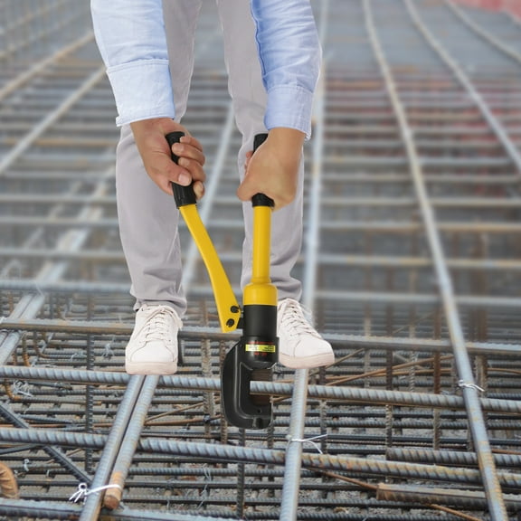 Hydraulic Rebar Cutter with Portable Toolbox, 8 Ton Cutting Force, Easy Operation for Construction and DIY Projects