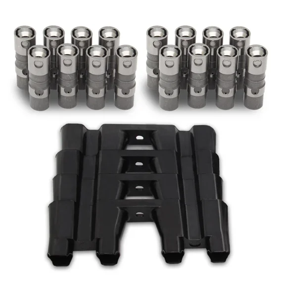 Hydraulic Roller Lifters & 4 Guides 12499225 HL124 For GM Performance LS7 LS2 16