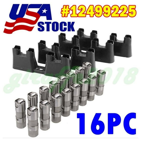 Hydraulic Roller Lifters Set 16 for Chevy 5.3 5.7 6.0 LS1 LS2 LS3 SBC LS7
