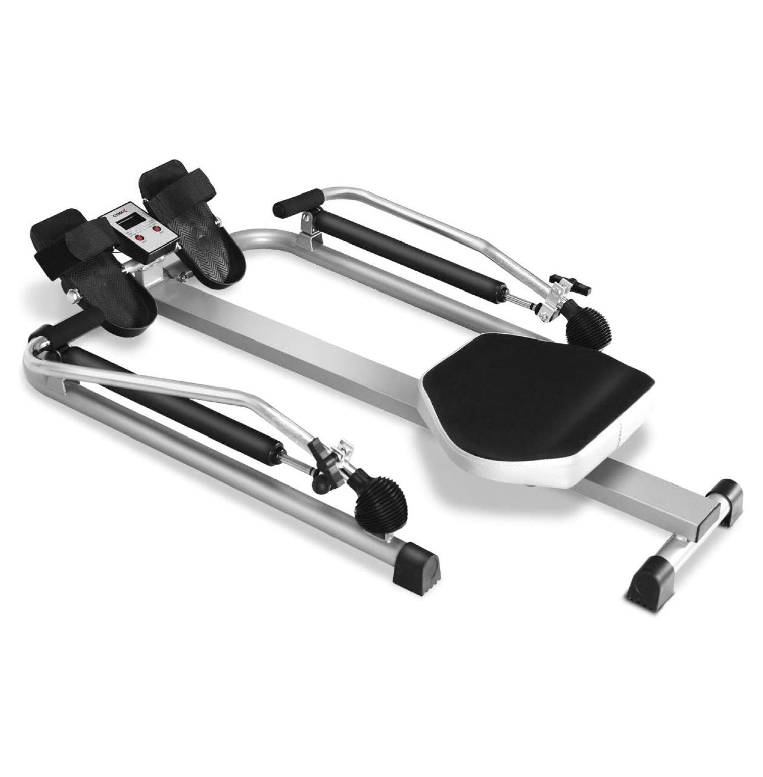 Hydraulic Rowing Machine, Full Rower with Adjustable Resistance & LCD ...
