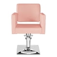 thumbnail image 1 of Hydraulic Salon Chair for Hair Stylist, 360 Degrees Rolling Swivel Barber Chairs All Purpose Beauty Spa Equipment, Max Load Weight 330 Lbs (Pink), 1 of 7