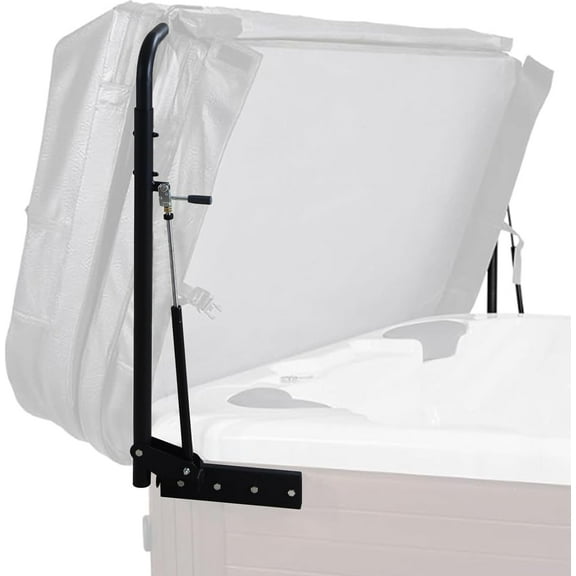 Hydraulic Spa Cover Lift Hot Tub Cover Lift Mounts on Both Top Sides Idea for Various Sizes of Rectangular Bathtubs, Hot Tubs and Spas Adjustable Width