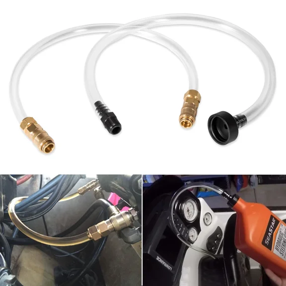Hydraulic Steering Bleed & Filler Kit, Compatible with Seastar Hydraulic Steering Systems
