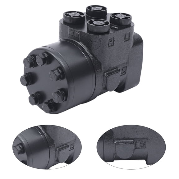 Hydraulic Steering Control Unit Char-Lynn 211-1009-001, Eaton Compatible Valve for Slow Speed Heavy Vehicles, Marine, Tractor, Construction Equipment, Durable