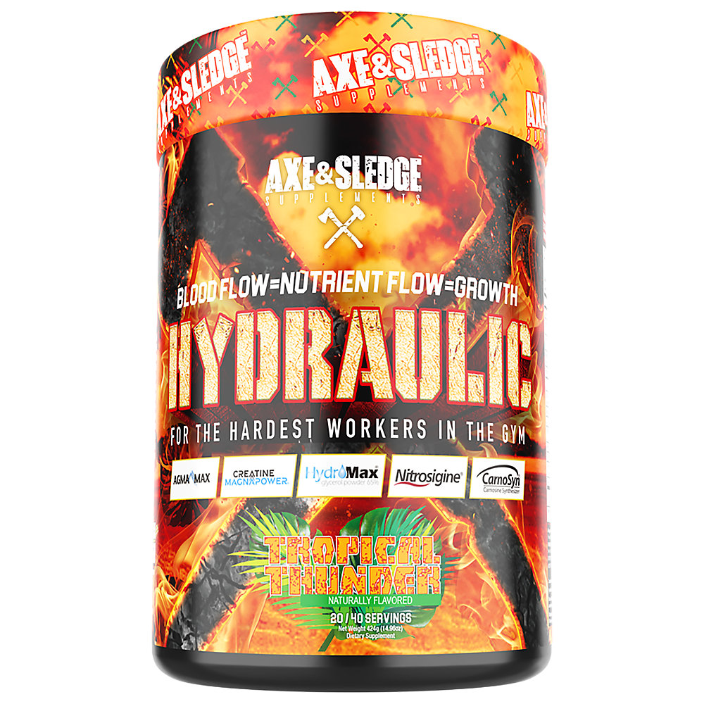 Hydraulic StimulantFree PreWorkout Tropical Thunder (14.96 Oz. / 40