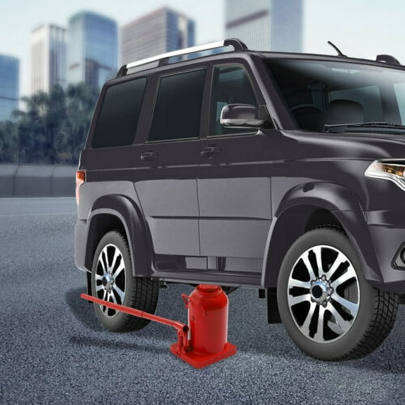 Hydraulic Stubby Low Profile Welded Bottle Jack Heavy Duty 50T(110,231 lbs)