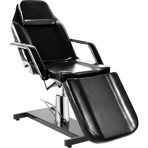 Hydraulic Tattoo Chair, Lash Bed for Eyelash Extensions,Multi-Purpose 3-Section Esthetician Bed Facial Chair,360 Swivel Adjustable Beauty Salon Spa Bed