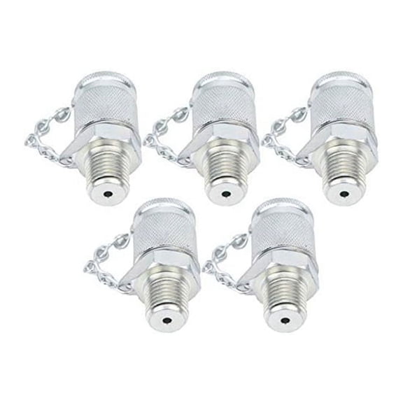 Hydraulic Test Fitting Kit, Hydraulic Test Adapter for PT/PPT Series Fittings,NPT1/4,5PCS