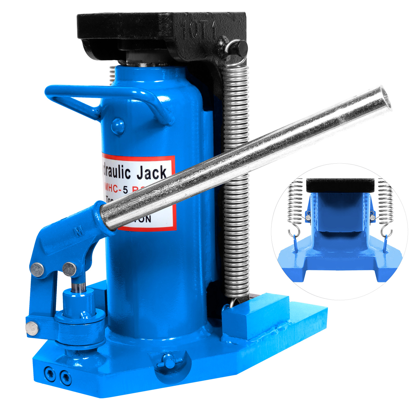 Hydraulic Toe Jack Lift, Corrosion-Defiant Alloy Steel, 10T Toe 20T Top ...