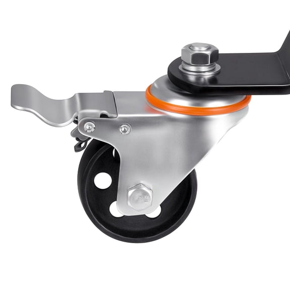 Hydraulic Transmission Jack 1100 lbs Capacity 33 to 67 Inch High Lift Telescoping 2 Stage Floor Jack with Swivel Wheel and Foot Pedal