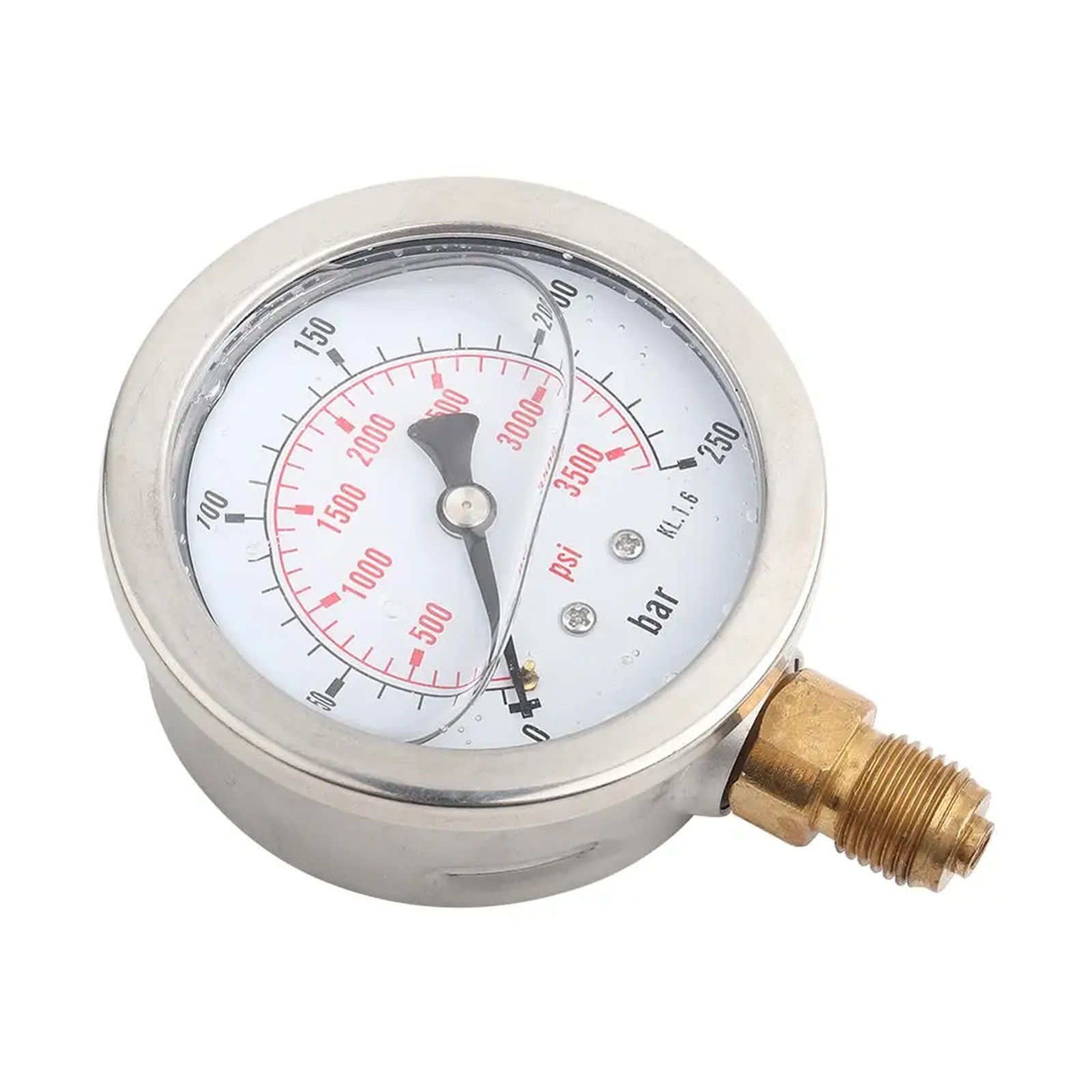Hydraulic Water Pressure Gauge Hydraulic Pressure Gauge 0250Bar 0