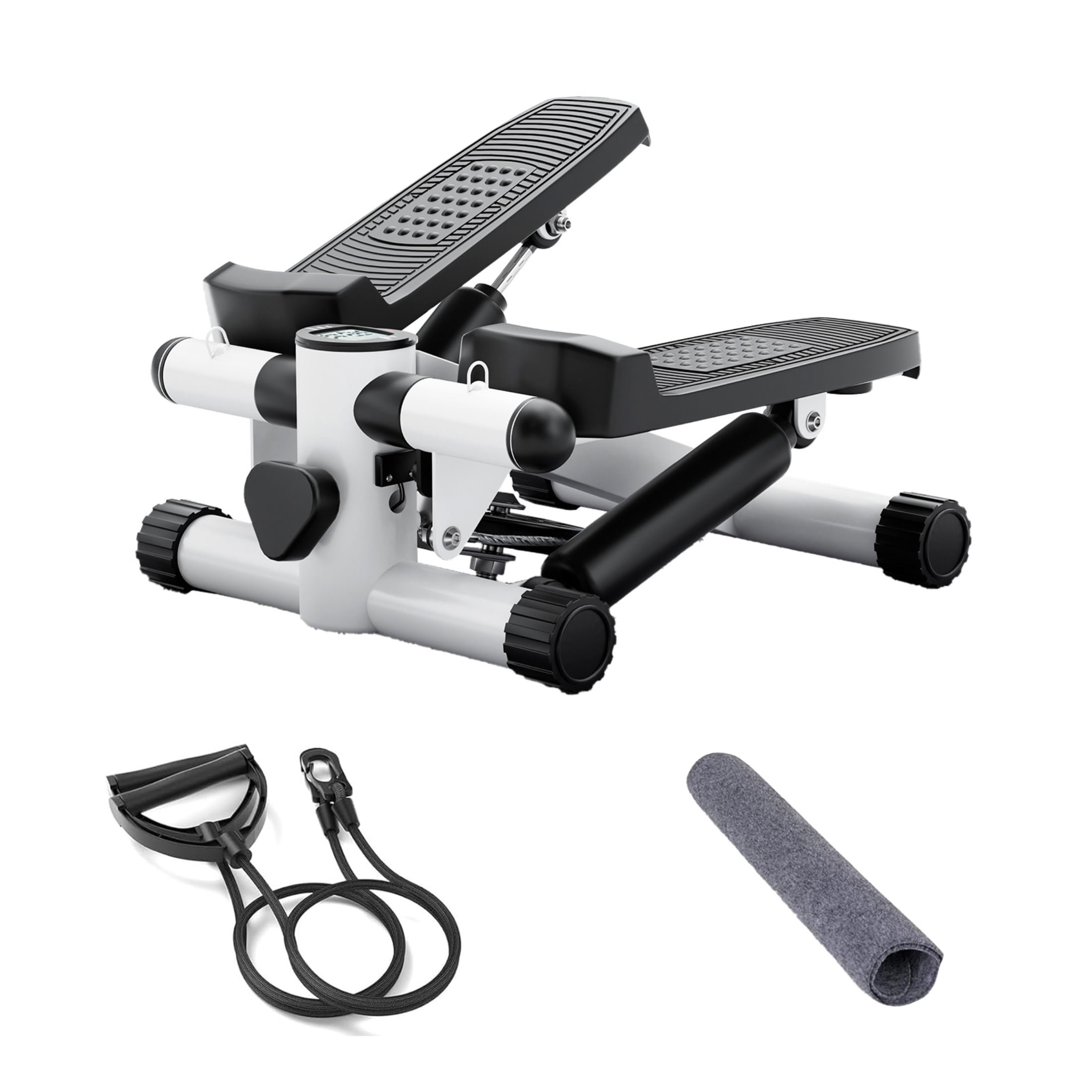 Hydraulic fitness stepper, mini fitness stepper, with resistance band ...