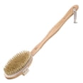 thumbnail image 1 of Hydrea London Classic Body Brush with 100% Natural Bristle, Exfoliating & Anti-Cellulite Bath Brush, 1 of 7
