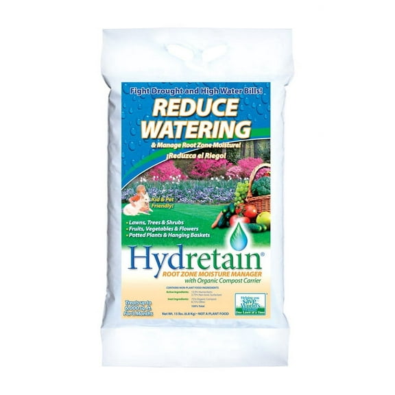 Hydretain Organic Moisture Manager Soil Treatment 6000 sq ft 15 lb