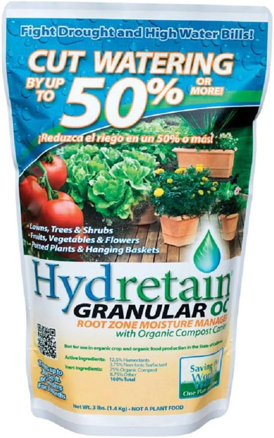Hydretrain Moisture Manager Granular Garden and Lawn for Improved Water Retention During