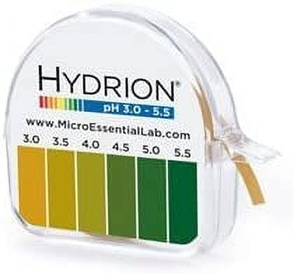 MICRO ESSENTIAL LABS Hydrion PH Test Paper 3.0 To 5.5 PH Can Be Used For Vaginal Ph Test